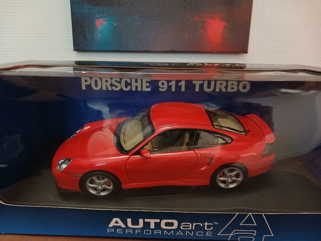 Porsche 996 Turbo 1/18 Autoart, Hobby & Loisirs créatifs, Voitures miniatures | 1:18, Enlèvement, Comme neuf, Voiture, Autoart