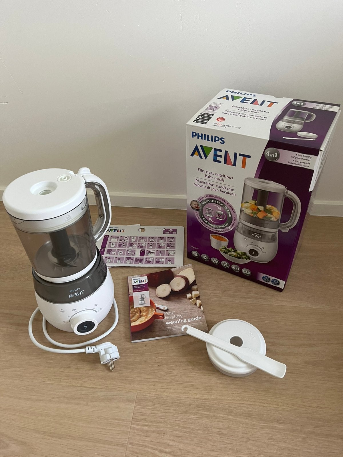 Philips Avent 4-in-1 babycook - zo goed als nieuw, Ophalen, Philips Avent, Zo goed als nieuw, Babyvoedingmaker
