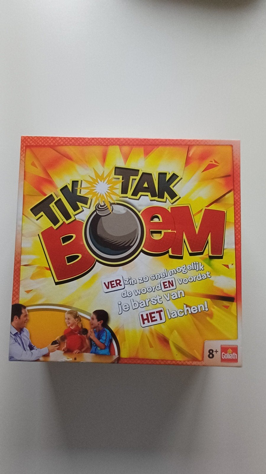 gezelschapspel tik tak boem, Hobby en Vrije tijd, Ophalen of Verzenden