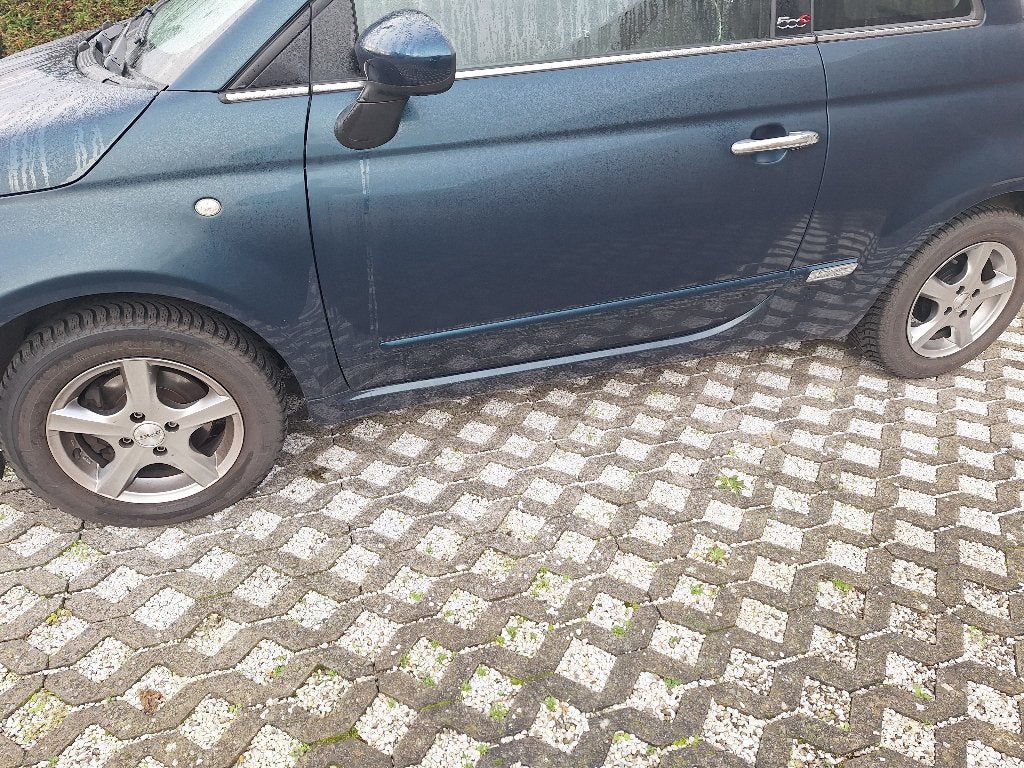 Alu velgen met winterbanden voor Fiat 500, Auto-onderdelen, Ophalen, 14 inch, Gebruikt, 175 mm