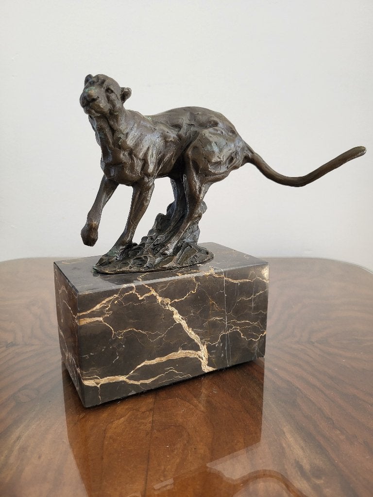 bronzen beeld op marmeren voet, Milo, Antiek en Kunst, Ophalen of Verzenden