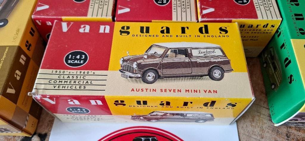 MINI Van Mk1 Austin Dewhurst Butcher 1/43 VANGUARDS Neuf+Box, Hobby en Vrije tijd, Modelauto's | 1:43, Ophalen of Verzenden, Nieuw