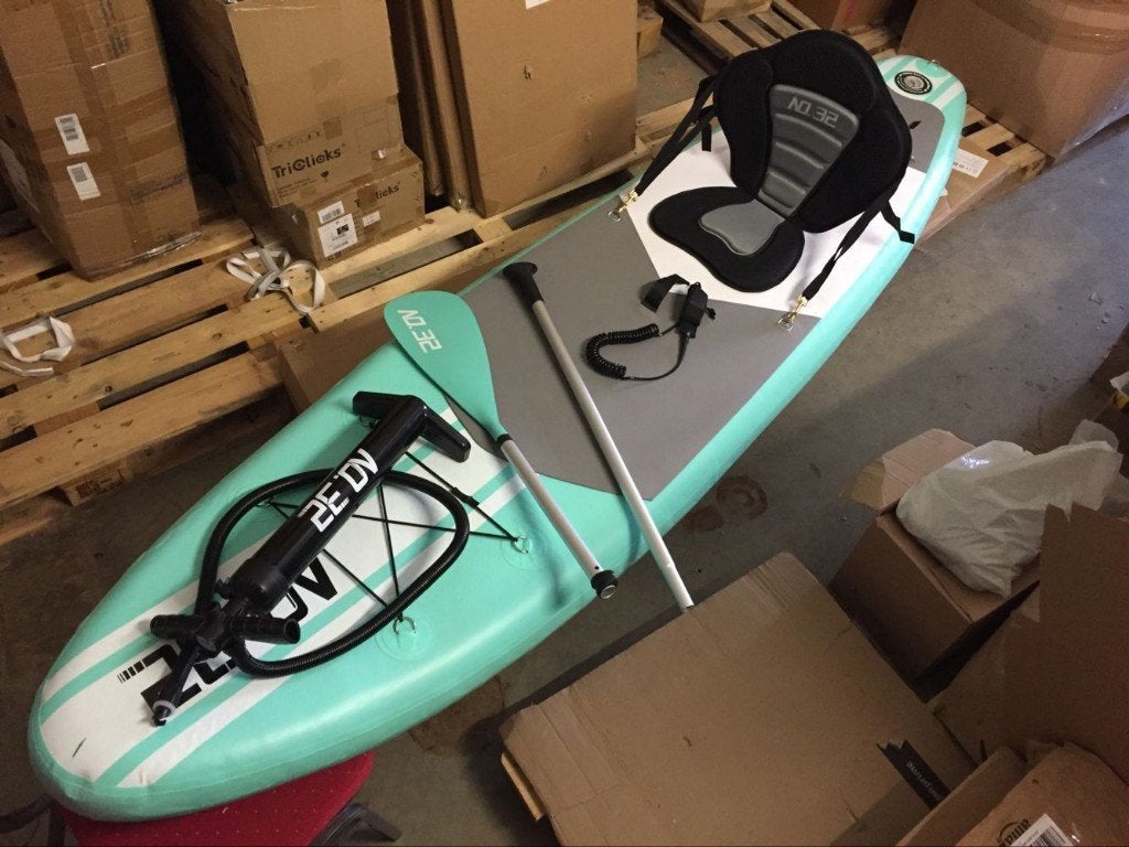 SUP-board (stand-up paddleboard) met zitje te koop, Envoi, Utilisé, Planches de SUP