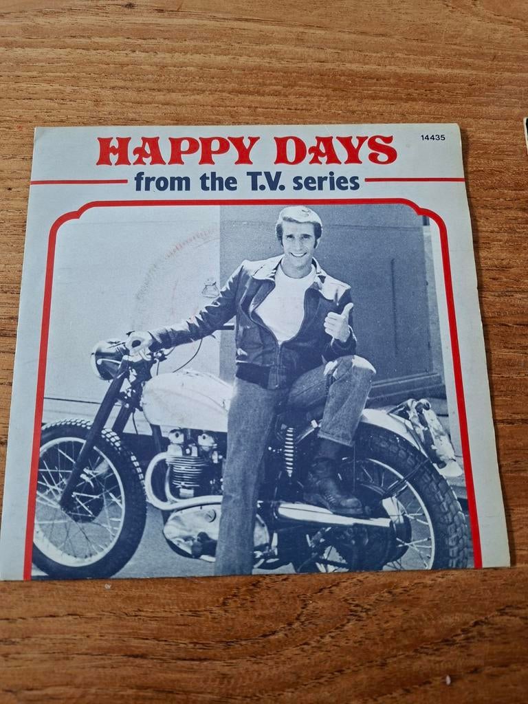 Single Happy Days. Uitgave 1978., Gebruikt, Filmmuziek en Soundtracks, 7 inch, Single