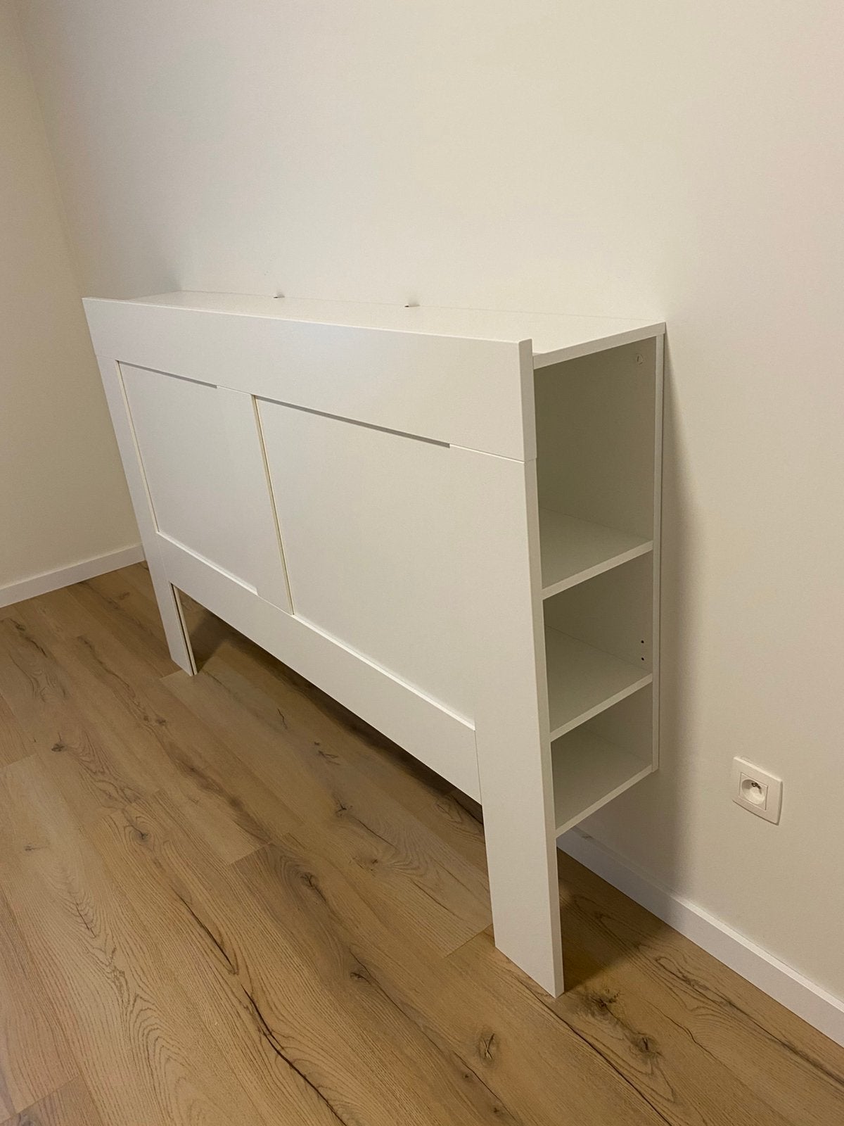 Hoofdeinde brimnes 2persoonsbed ikea, Huis en Inrichting, Ophalen, Zo goed als nieuw, Tweepersoons, Wit