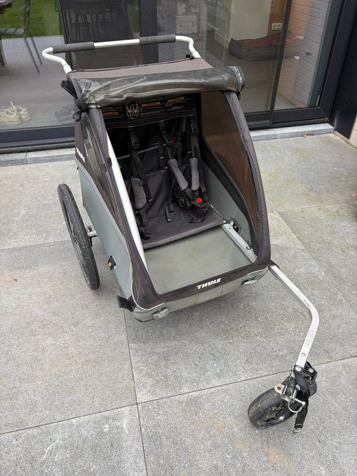 Fietskar thule coaster XT, Fietsen en Brommers, Ophalen, Gebruikt, Opvouwbaar, 20 tot 40 kg