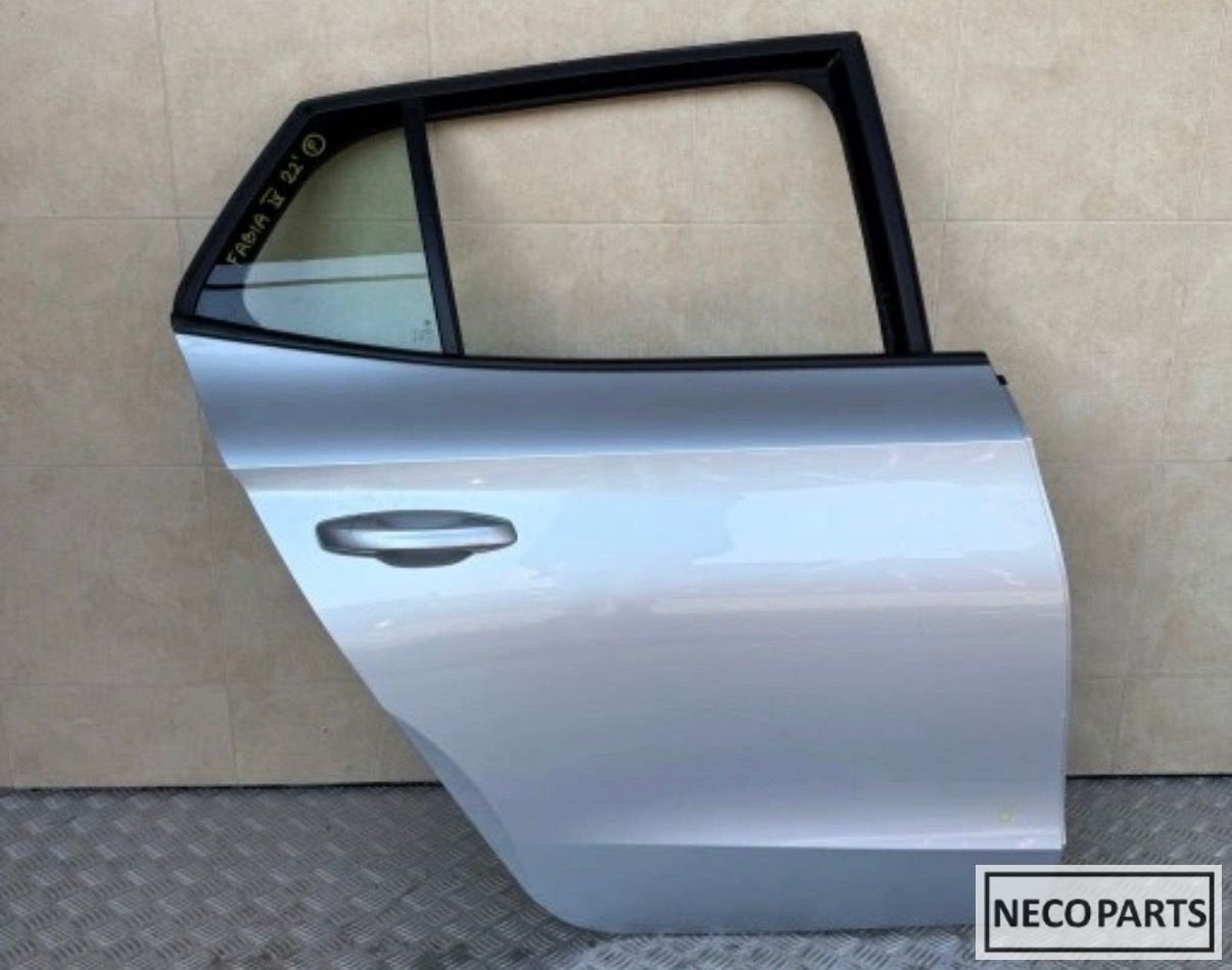 SKODA FABIA IV 6V 6VA PORTIER DEUR ACHTER RECHTS ORIGINEEL, Gebruikt, -, Ophalen of Verzenden, -