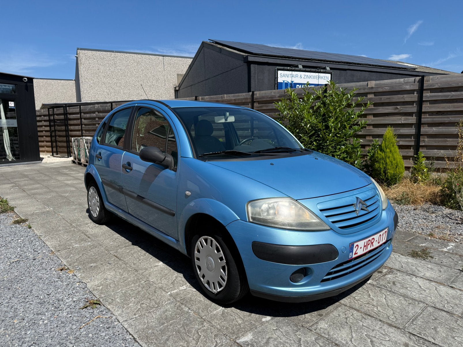 CITROEN C3 1.2 benzine - blanco gekeurd - nieuwstaat !, Auto's, Dealer onderhouden, Stof, ABS, Blauw