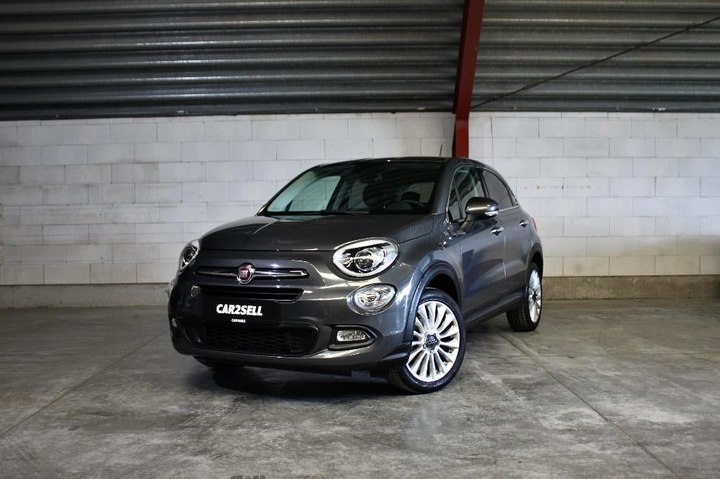 Fiat 500X 1.4 MultiAir 136pk NAVI/XENON/AUTOMATISCHE AIRCO, Auto's, Fiat, 4 cilinders, Bedrijf, 5 deurs, Zilver of Grijs