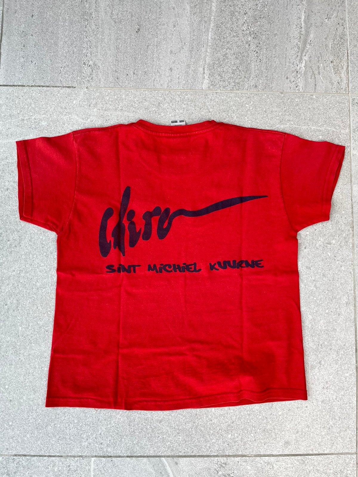 Chiro T-shirt Sint-Michiel Kuurne 5-6 jaar /116, Enlèvement ou Envoi, Utilisé, Garçon ou Fille, Chemise ou À manches longues