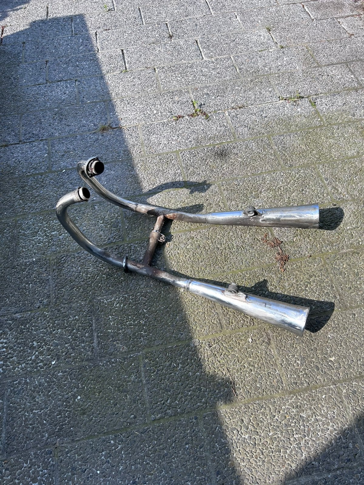 Complete uitlaat voor honda CM, Motoren, Ophalen, Gebruikt