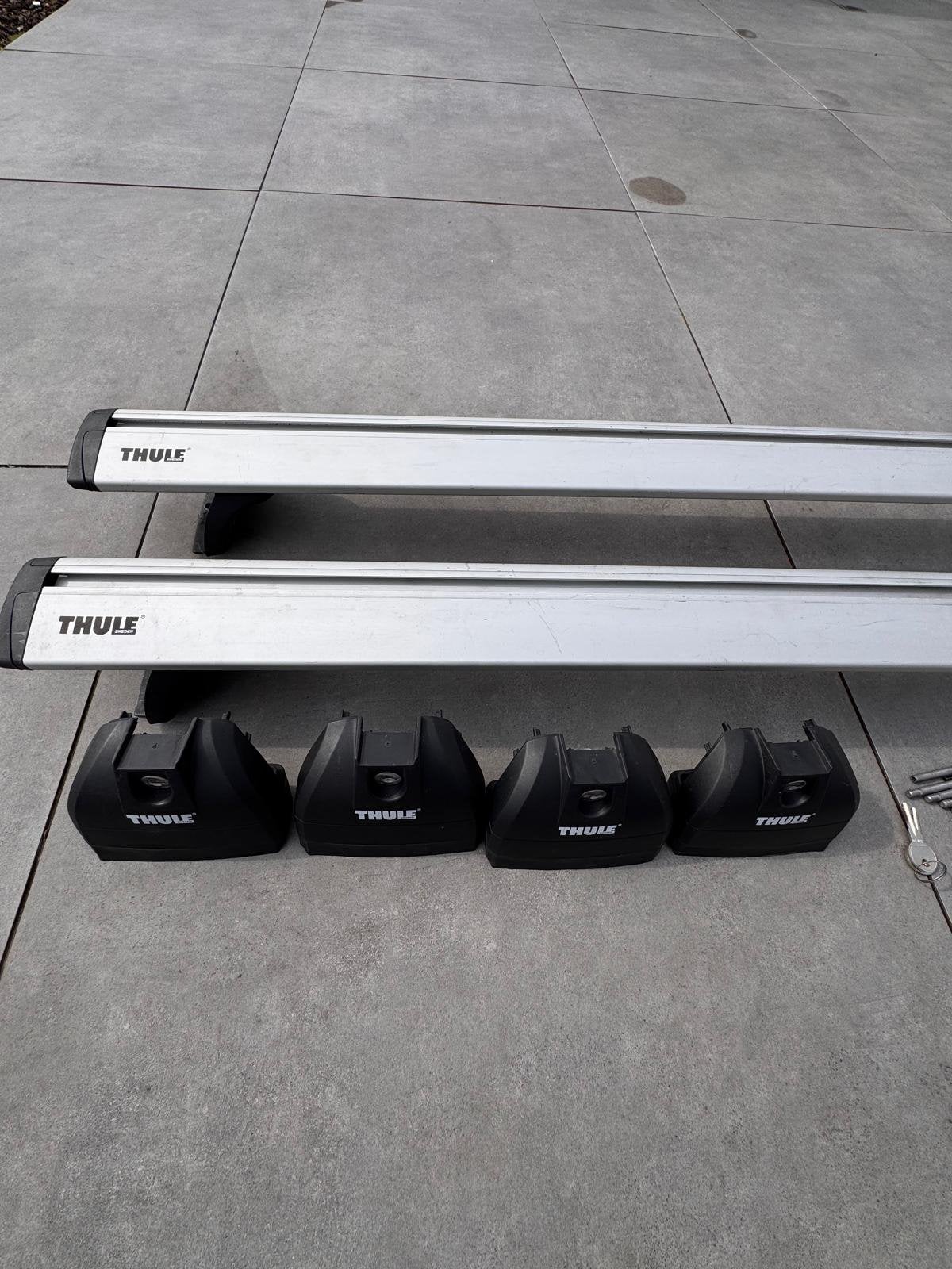 Dakdragers THULE komen van audi, Enlèvement, Comme neuf