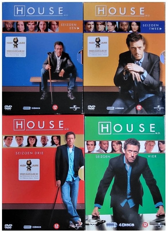 Dvd reeks House seizoen 1-5, Engels, Nederlands, Drama, Ophalen of Verzenden