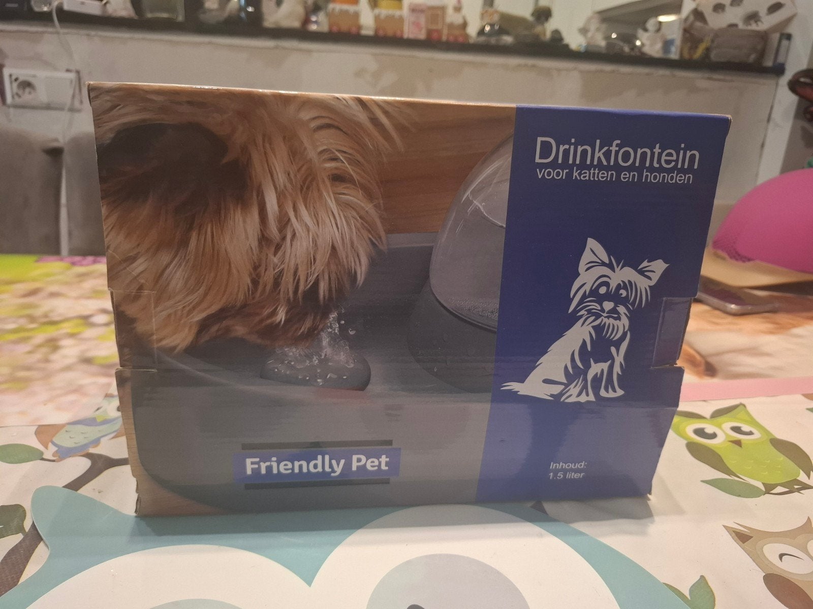 drink fontijn voor katen of hond, Ophalen