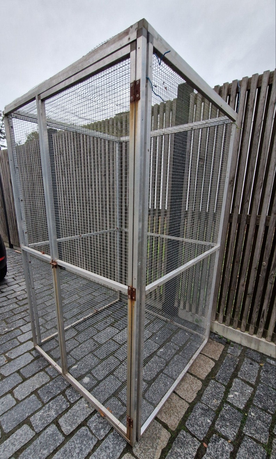 Volière, Ophalen, Gebruikt, Aluminium, Volière