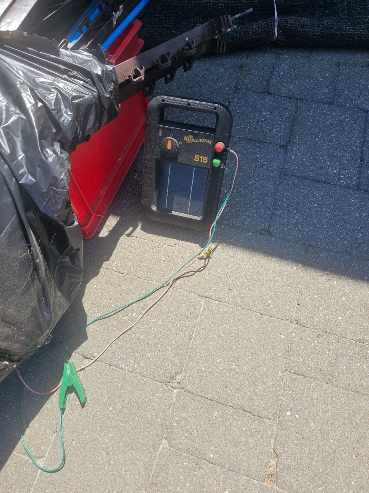 Schrikdraad voor veilige tuin., Dieren en Toebehoren, Stalling en Weidegang