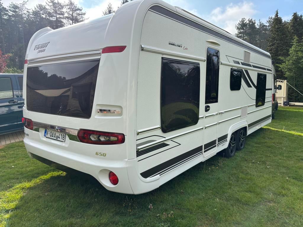 Fendt Brillant galla 650 nieuw model 2019, Caravans en Kamperen, Particulier, Airco, Fendt