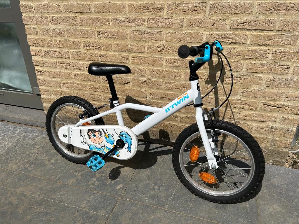 B’Twin kinderfiets 16 inch – Decathlon –  zeer goede staat, Fietsen en Brommers, Ophalen, Zo goed als nieuw, 16 tot 20 inch, B-Twin