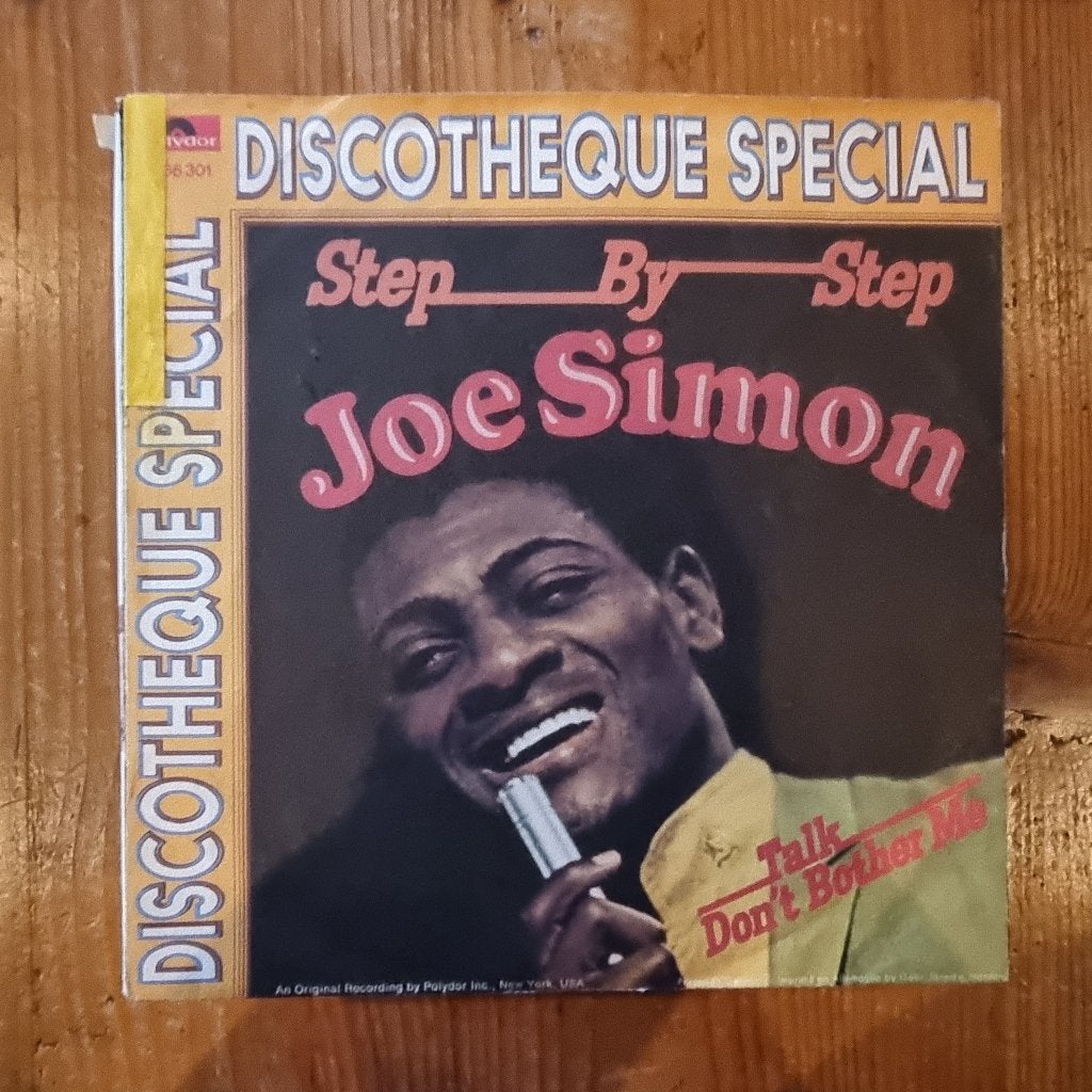 7" Joe Simon - Step by step, CD & DVD, Enlèvement ou Envoi, Utilisé, 7 inch, R&B et Soul