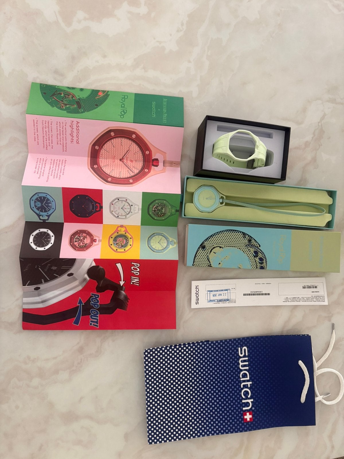 Swatch x AP, Verzenden, Zo goed als nieuw, Swatch