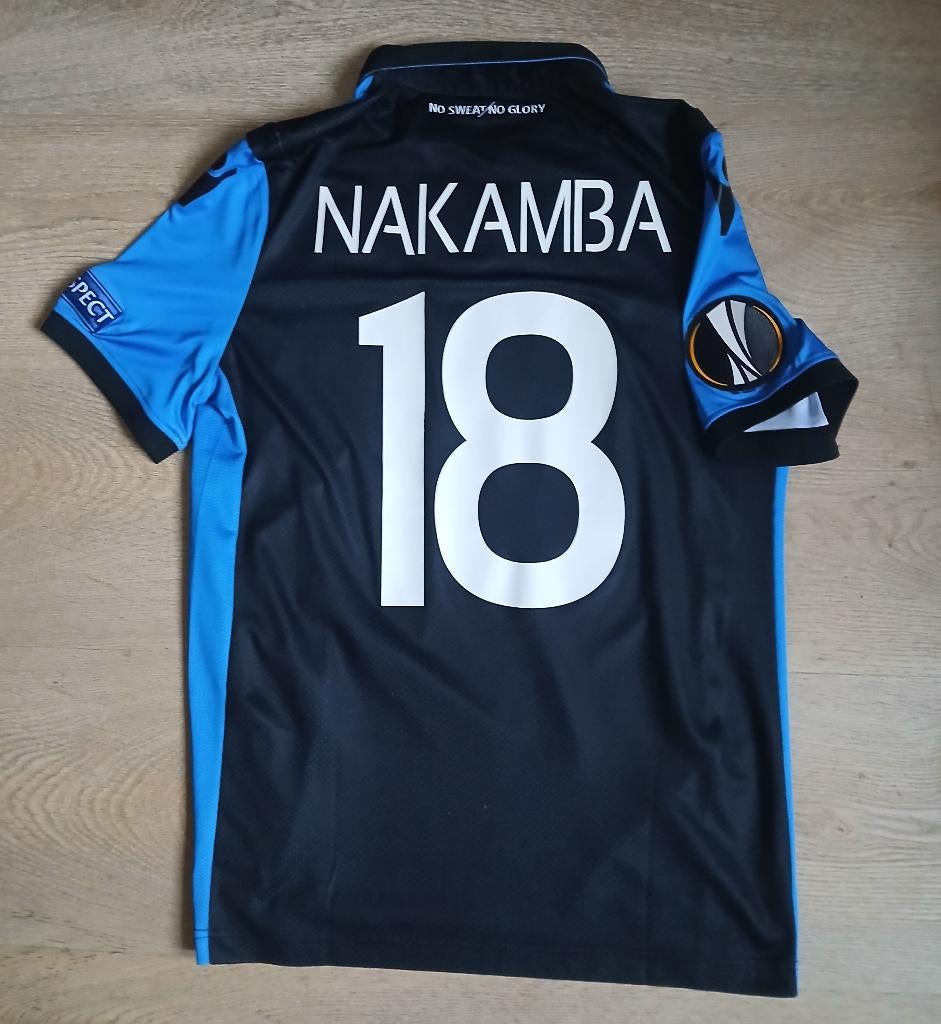 Matchworn Nakamba Club Brugge, Verzamelen, Sportartikelen en Voetbal, Ophalen of Verzenden, Gebruikt