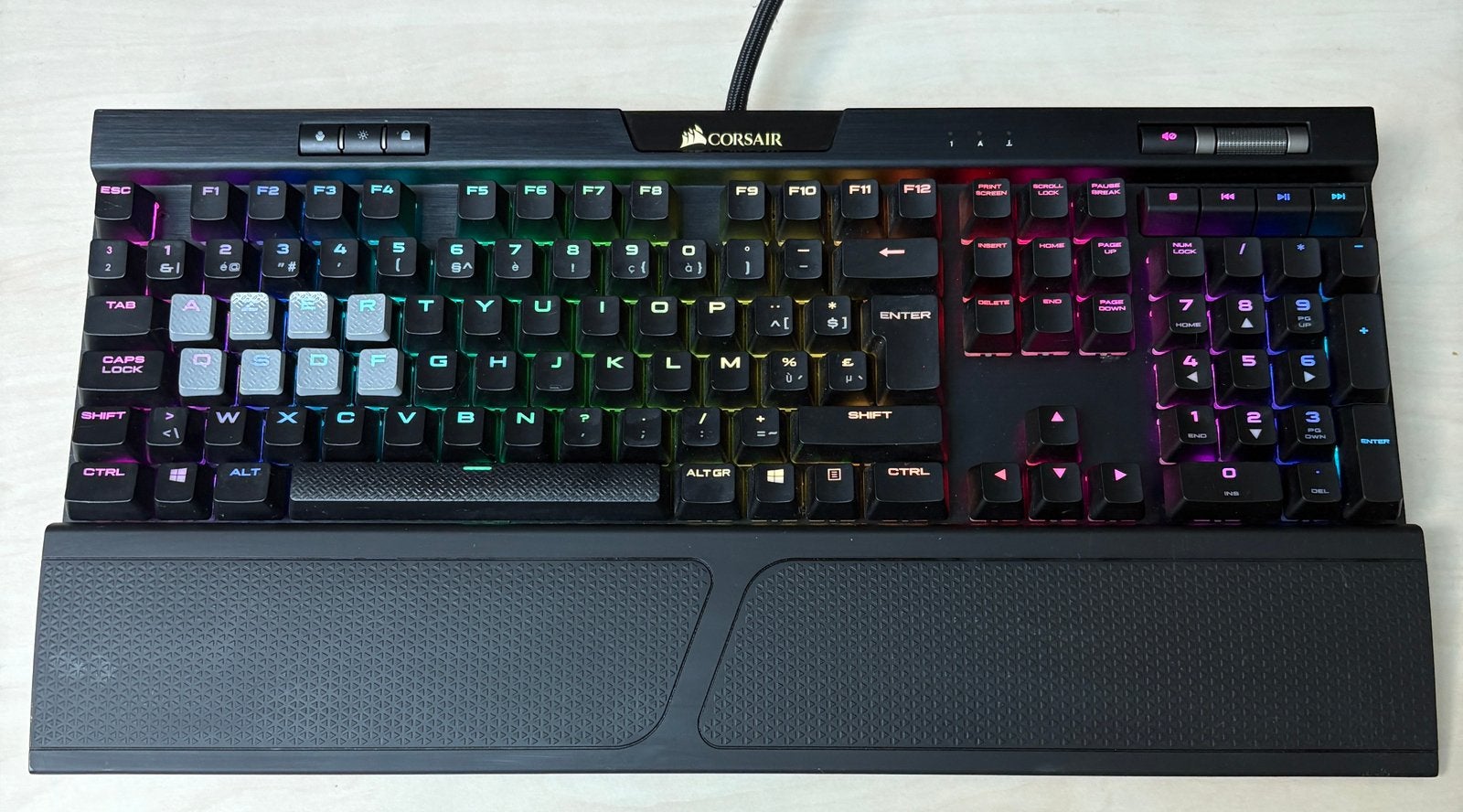 Corsair K70 RGB MK.2 Mechanisch Gaming Toetsenbord, Computers en Software, Toetsenborden, Gaming toetsenbord, Azerty, Ophalen of Verzenden