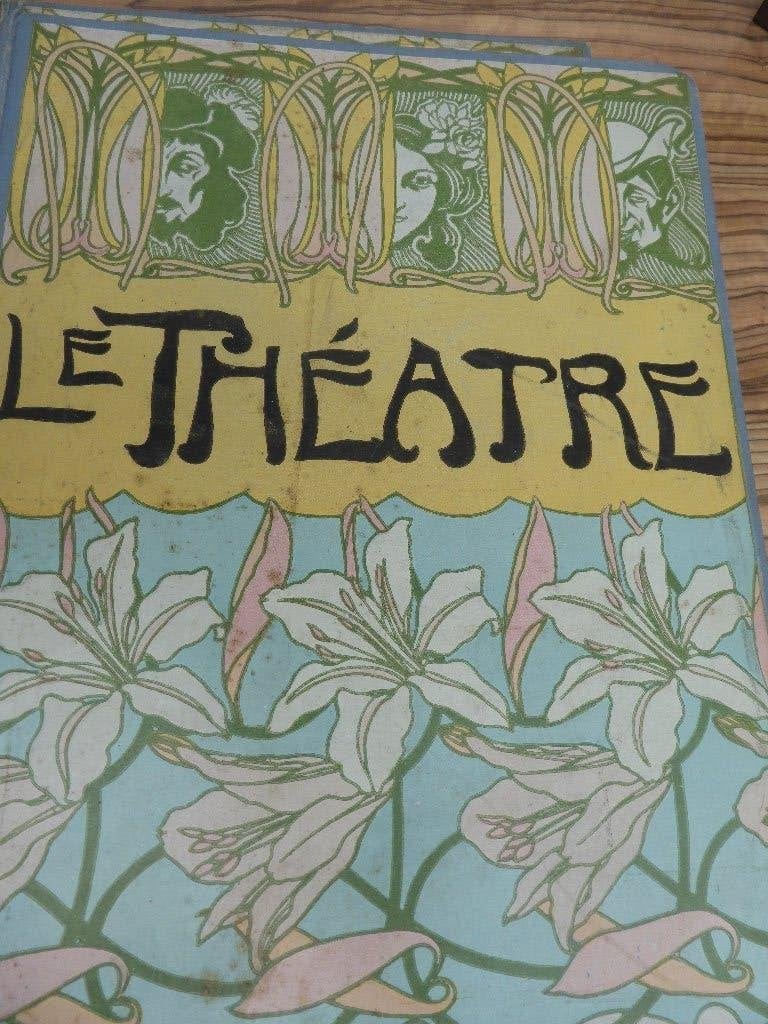 reliure , revue le théâtre  art nouveau 3 ieme 1900, Livres, Art & Culture | Danse & Théâtre, Enlèvement ou Envoi, Utilisé, Théâtre