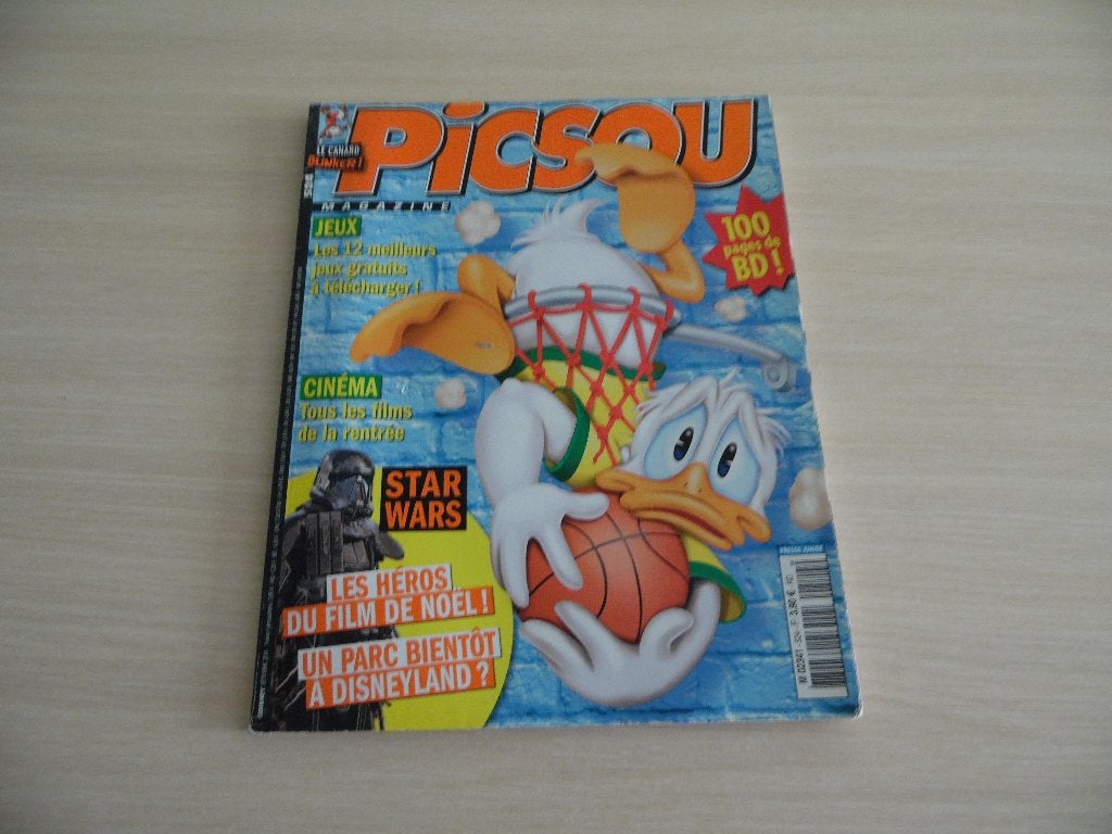 PICSOU MAGAZINE N°524, Enlèvement ou Envoi, Comme neuf, WALT DISNEY, Une BD