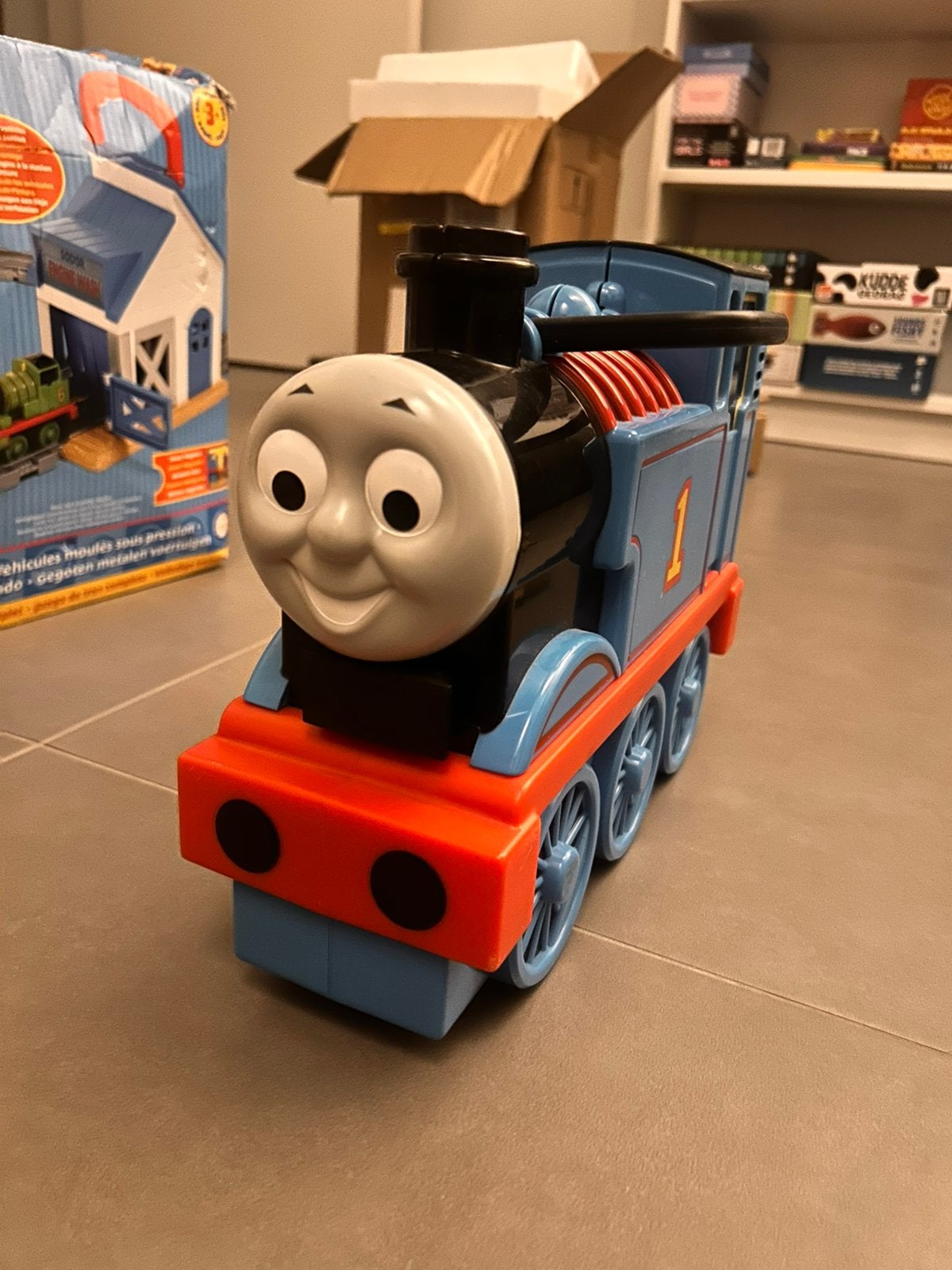 Thomas trein opbergkoffer, Ophalen of Verzenden, Zo goed als nieuw