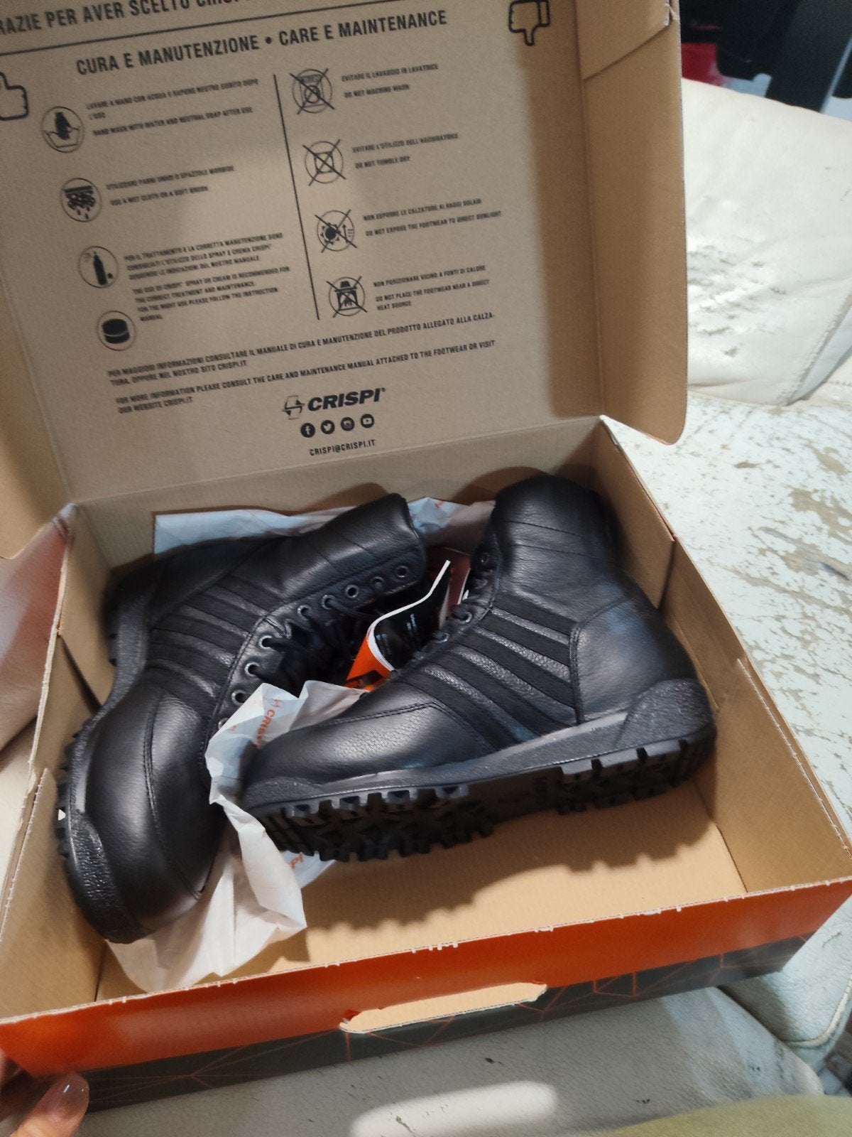 Bottes d'intervention tactiques CRISPI S.W.A.T. HTG GORE-TEX, Doe-het-zelf en Bouw, Veiligheidskleding