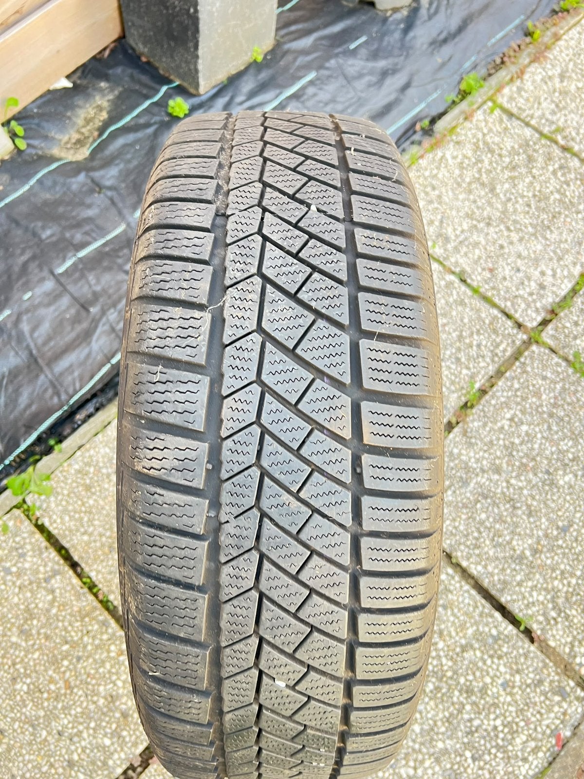 4x Continental WinterContact TS 850 P 205/60R16 winterbanden, Ophalen, Gebruikt