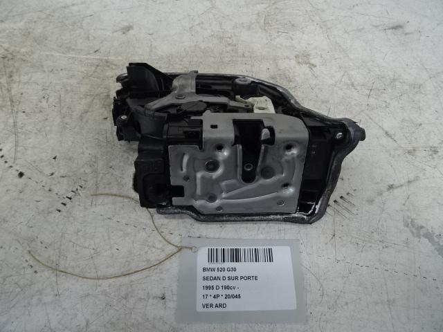SERRURE DE PORTE ARRIÈRE DROITE BMW 5 serie (G30), Utilisé, Arrière, BMW