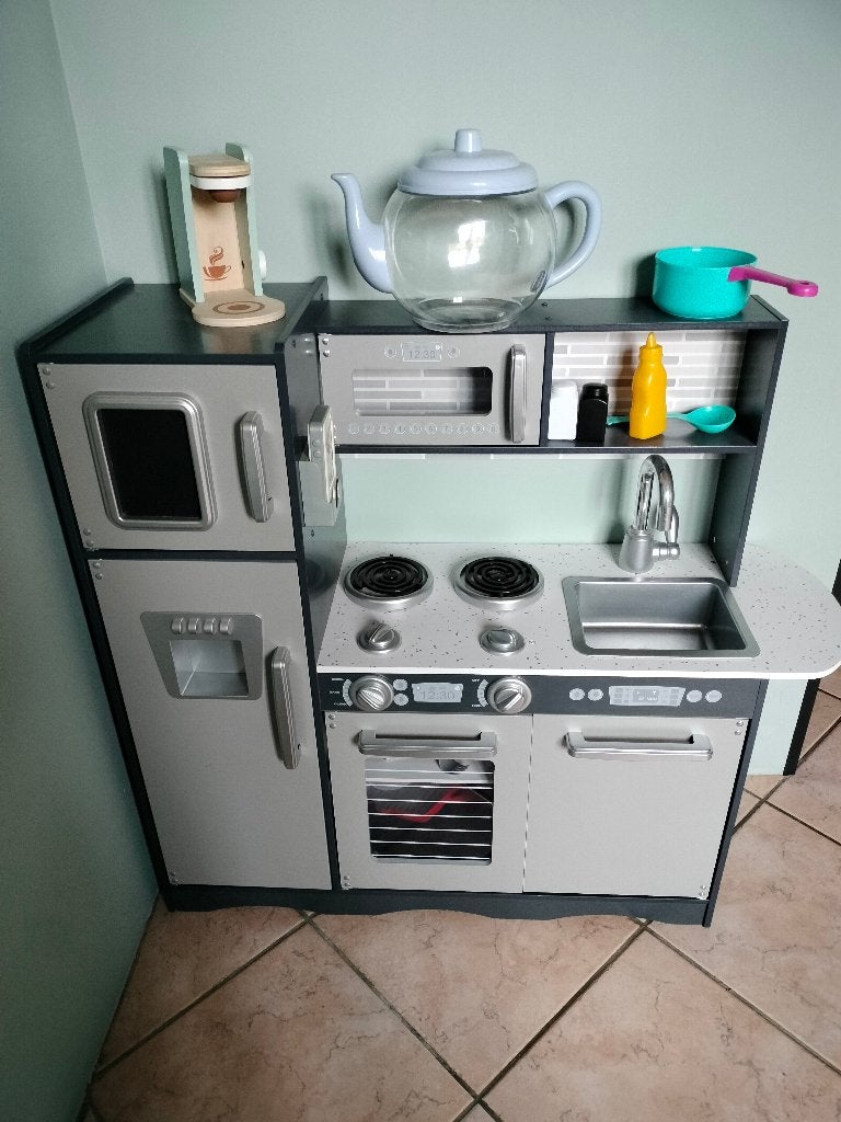 Speelkeuken met toebehoren, Ophalen, Gebruikt, Speelkeuken