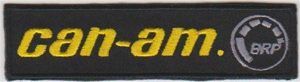 Can-Am BRP stoffen opstrijk patch embleem, Motoren, Verzenden, Nieuw