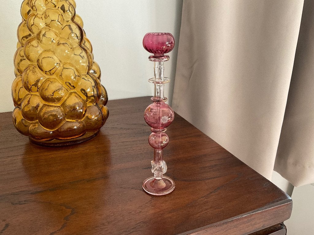 Fijn glazen parfumflesje, Antiek en Kunst, Ophalen of Verzenden