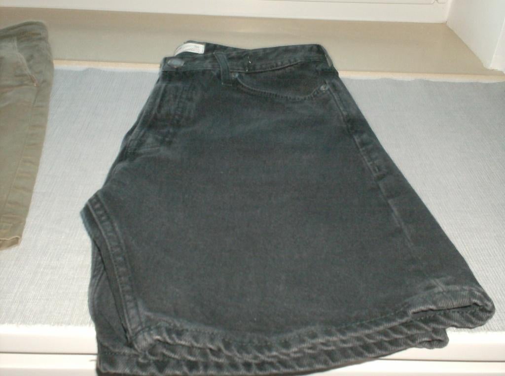 mooie schort maat smal jack& jones 1 x gedragen, Neuf, Enlèvement ou Envoi, Noir, Jack & jones