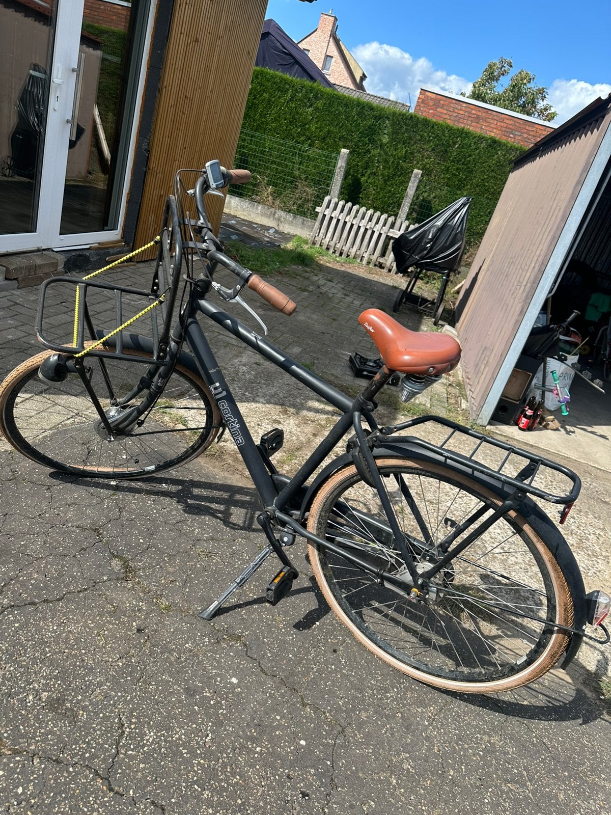 Cortina transportfiets – voor- en achterdrager, Fietsen en Brommers, Ophalen, Gebruikt