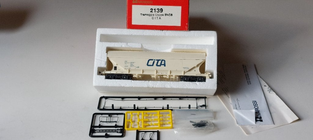 SNCB/MNBS RIVAROSSI CERALIER*CITA*HO*DC NR. 2139, Hobby en Vrije tijd, Modeltreinen | H0, Zo goed als nieuw, Wagon, Gelijkstroom