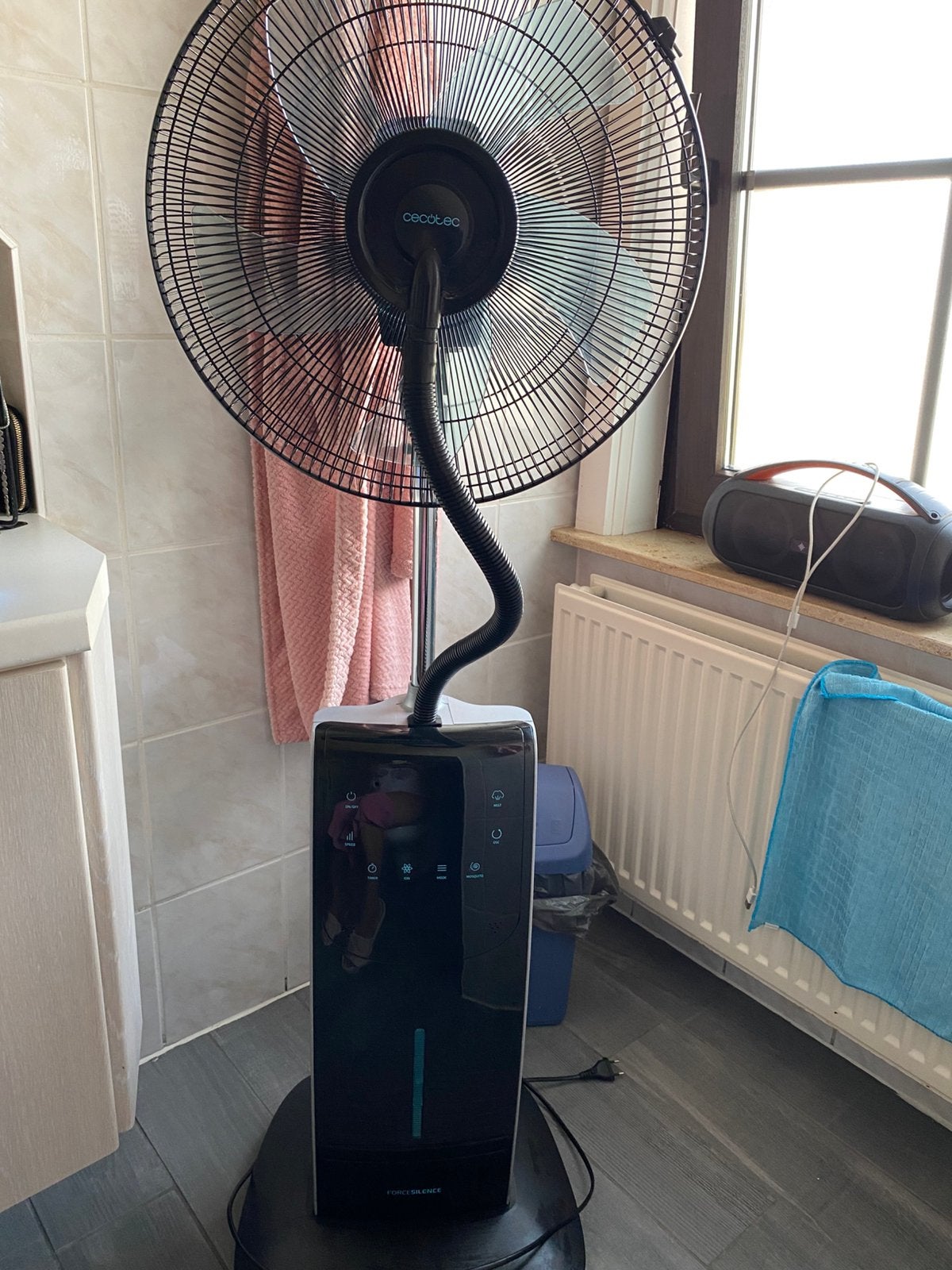 Luchtventilator met mist,dringend weg!, Elektronische apparatuur, Ventilatoren, Ophalen, Gebruikt