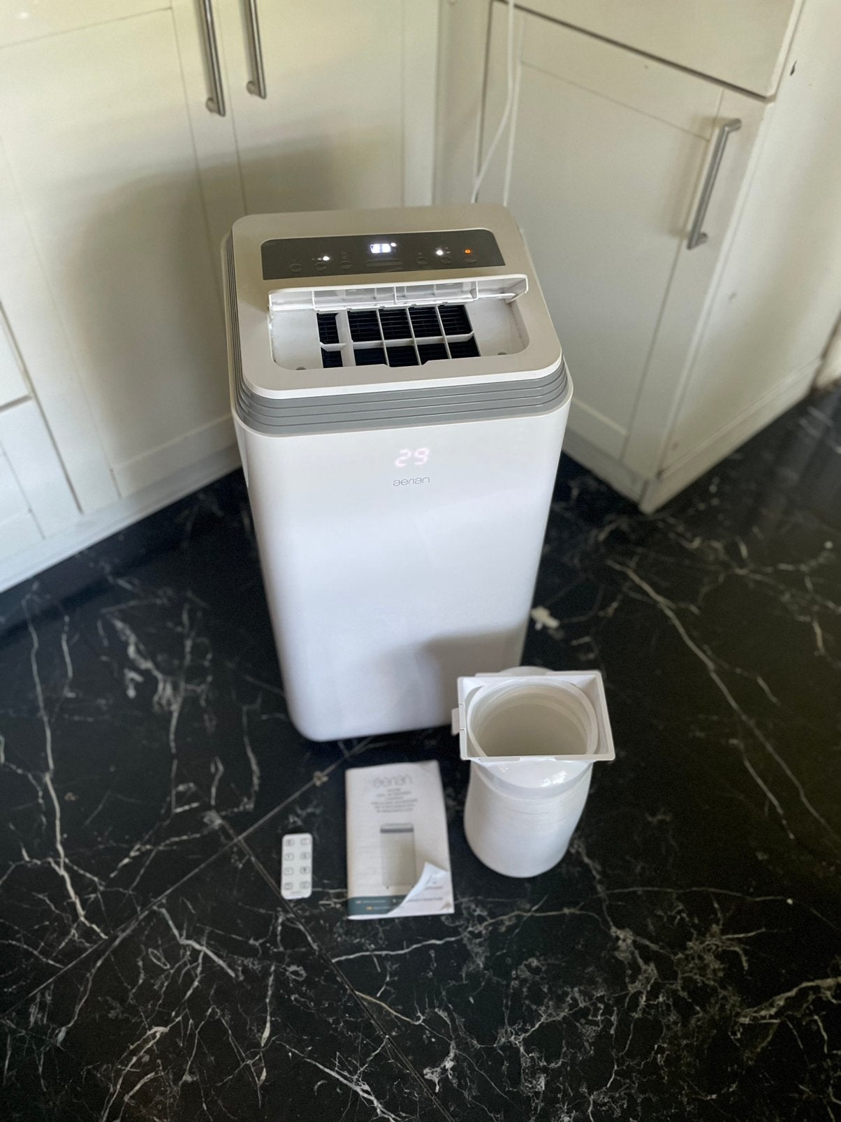 Aerian mobiele airco – Zo goed als nieuw, Enlèvement ou Envoi, Comme neuf, Climatiseur mobile, Télécommande