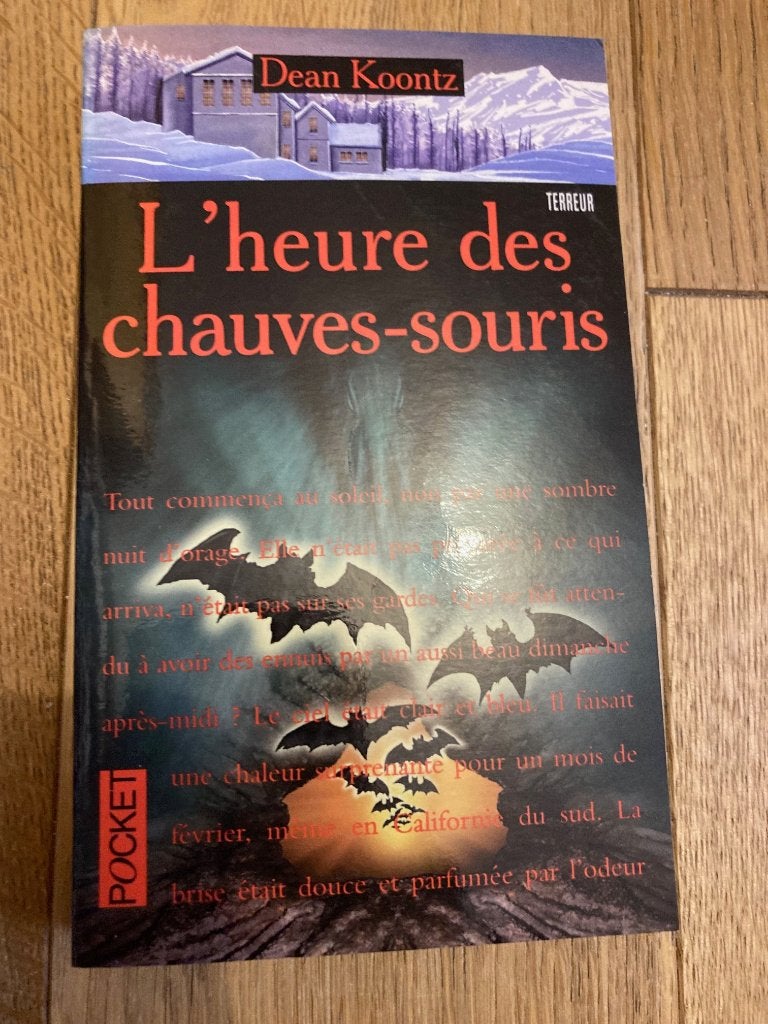 L’heure des chauves-souris de Dean Koontz, Boeken, Fantasy, Zo goed als nieuw, Ophalen of Verzenden