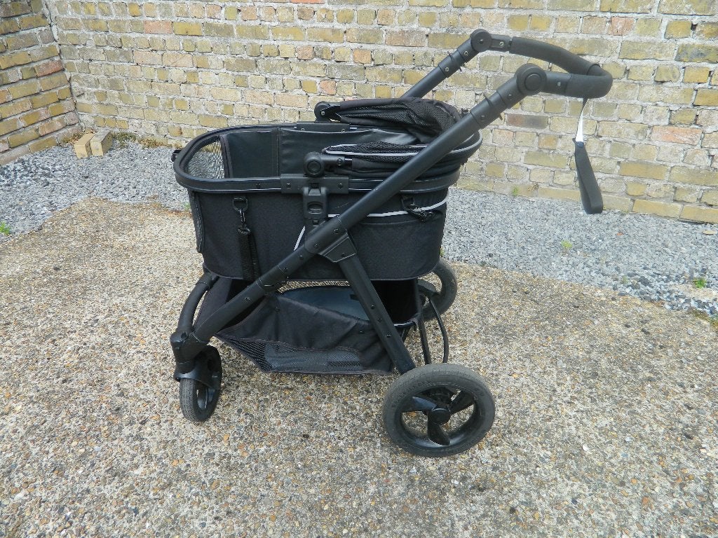 Hondenbuggy zwart, Enlèvement, Utilisé, Poussette pour chien