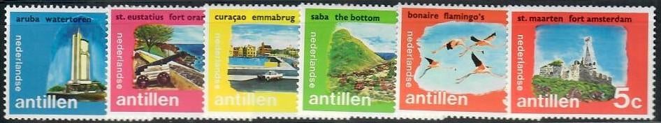 Nederlandse antillen yvertnrs.: 427/32 postfris, Timbres & Monnaies, Timbres | Antilles néerlandaises, Enlèvement ou Envoi, Non oblitéré
