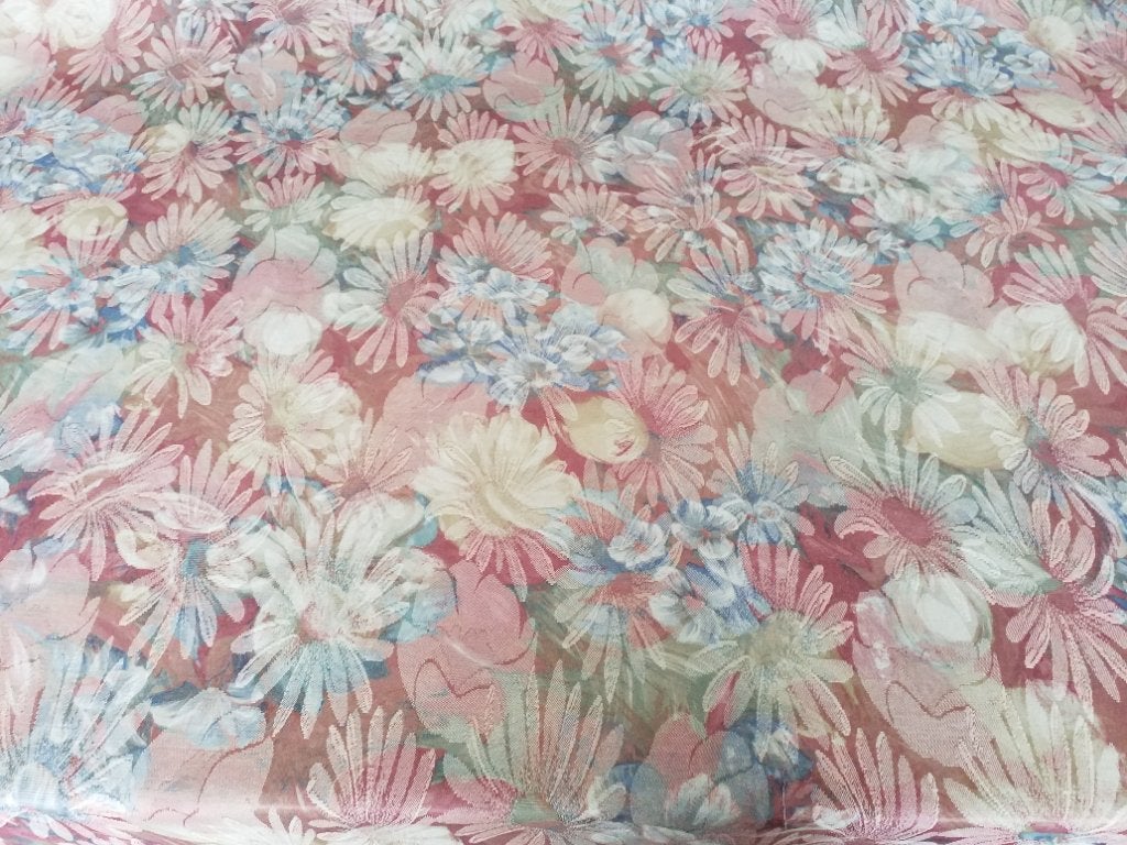 Tissu d'ameublement floral 6 mx1,40 cm neuf.., Neuf, Autres marques, Rose, Enlèvement