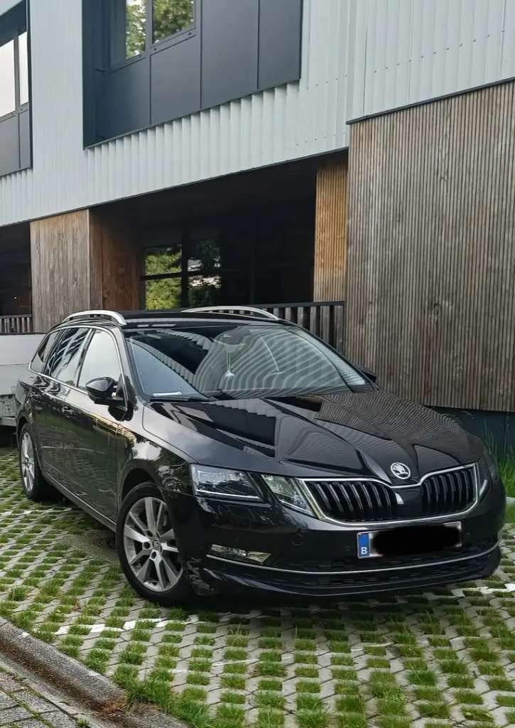Skoda Octavia Break 1.5 TGI G-TEC Style DSG, Auto's, 4 deurs, CNG (Aardgas), Leder en Stof, Zwart