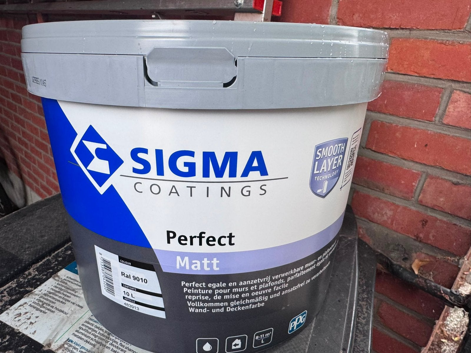 SIGMA muurverf te koop, Ophalen, Zo goed als nieuw