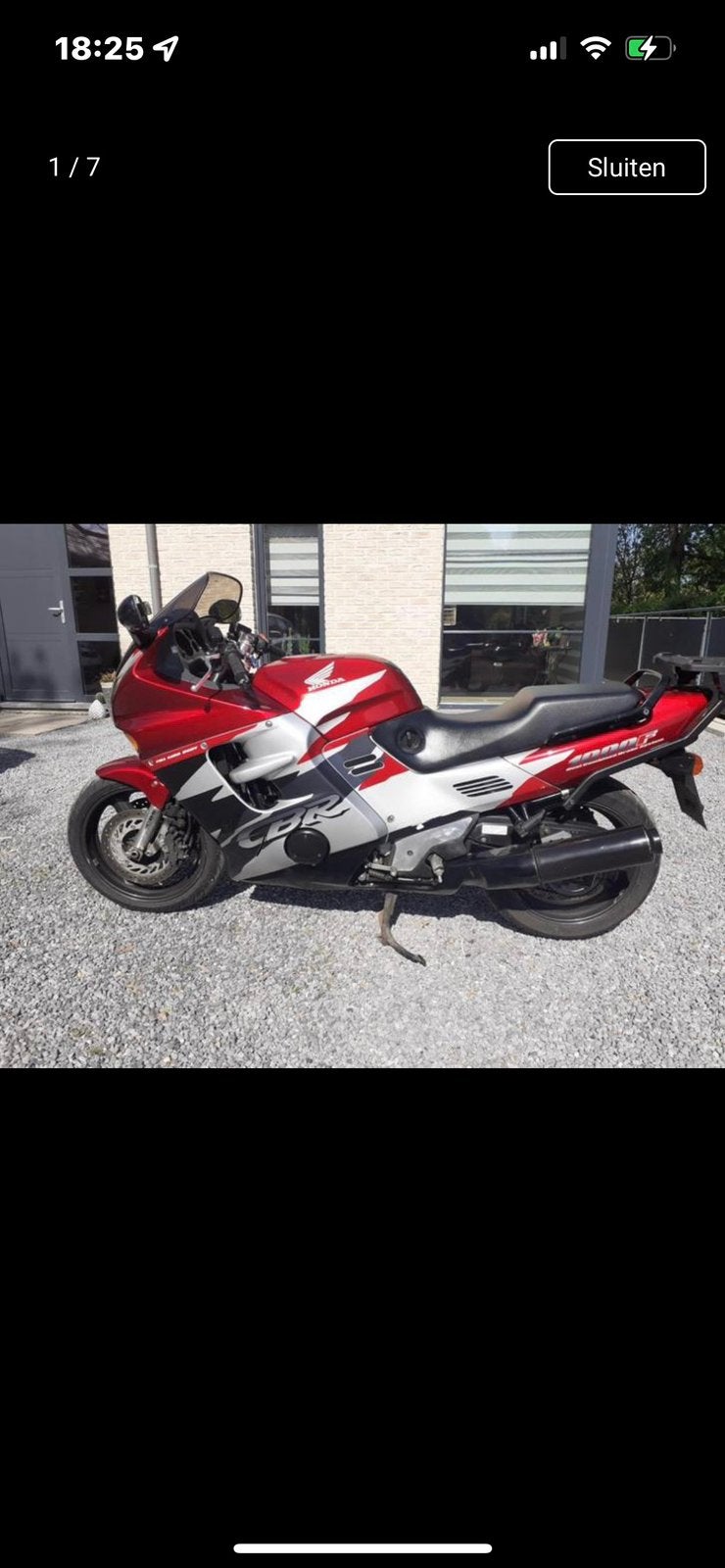 Cbr 1000f dual brake system te koop, Motoren, Particulier