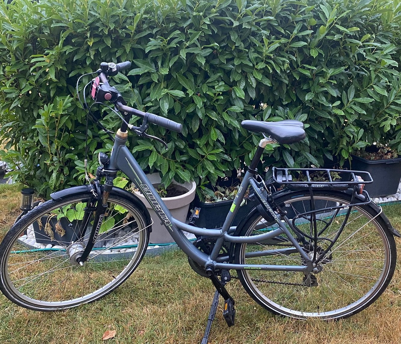 Fiets Norta NT2 met 7 versnellingen in goede staat, Minder dan 10 versnellingen, Velgrem, Overige maten, Ophalen