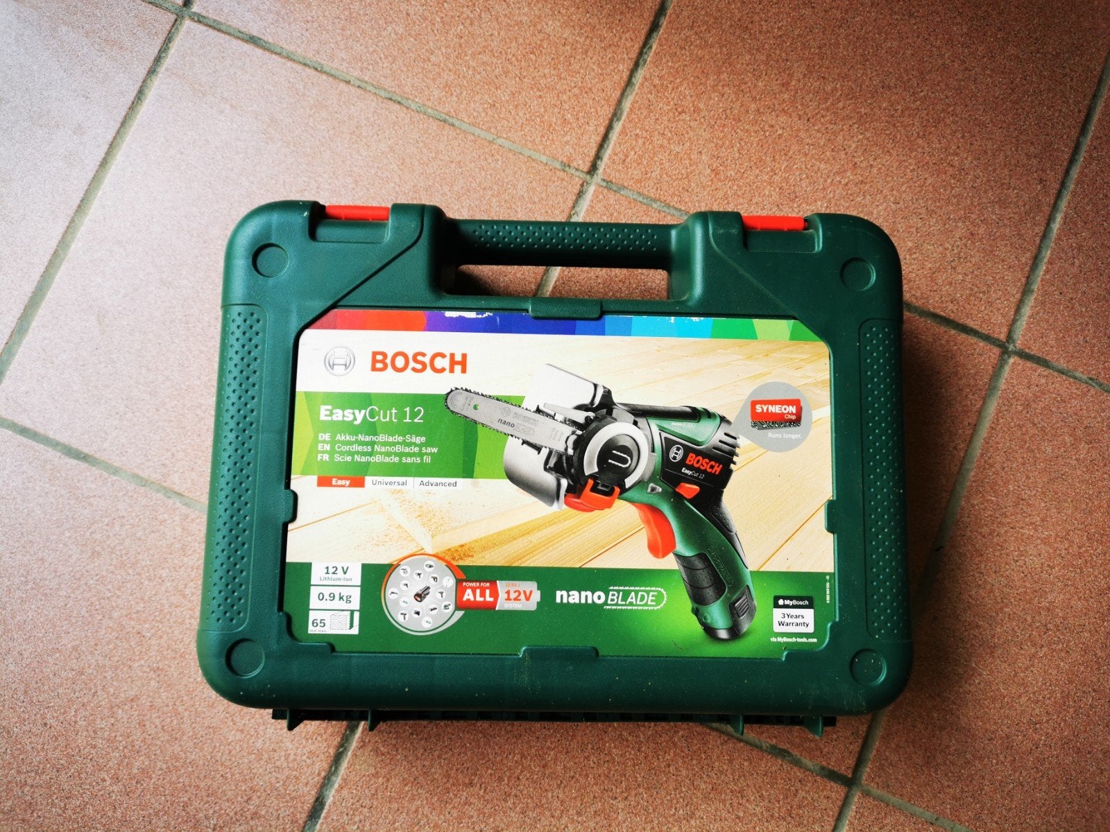 Bosch easycut 12, Enlèvement