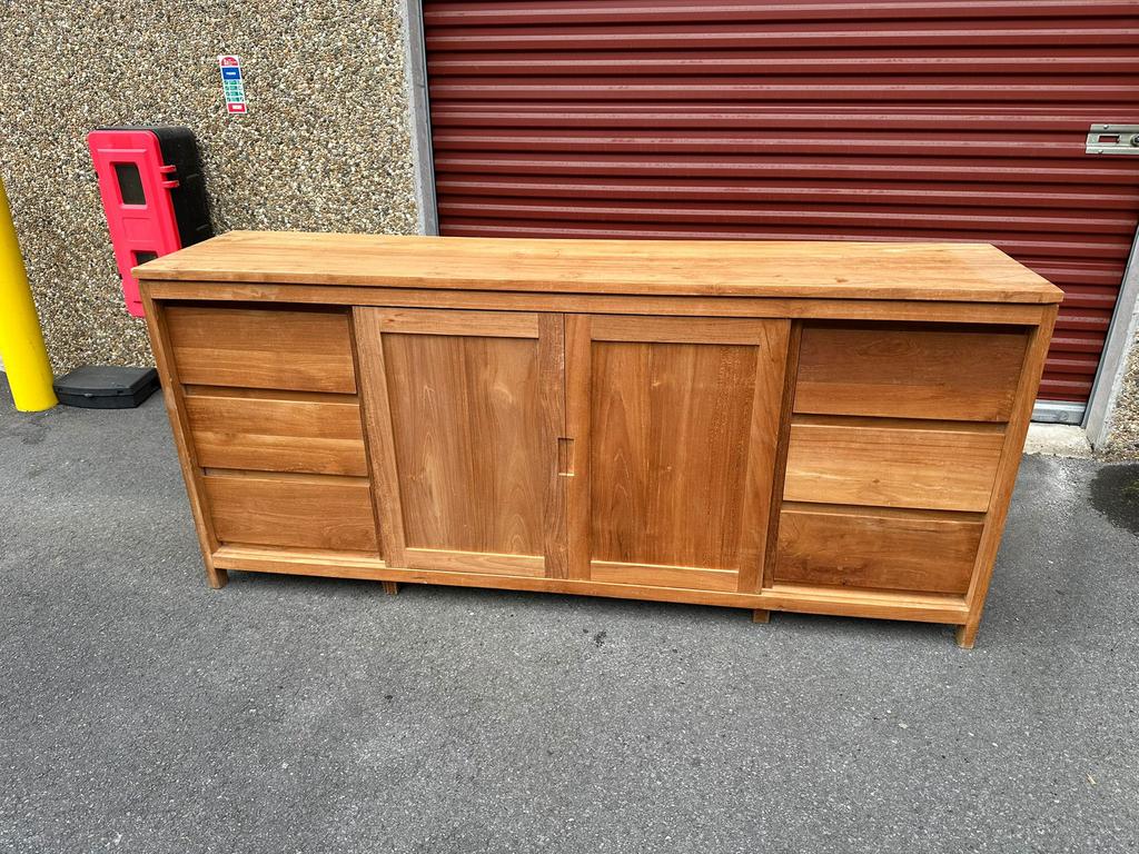 Massief houten dressoir, Ophalen, Zo goed als nieuw